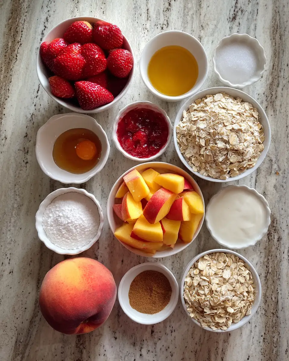 Sweet Harmony: Discover the Perfect Strawberry Peach Crisp 4 Ingredients for Sweet Harmony: Discover the Perfect Strawberry Peach Crisp
