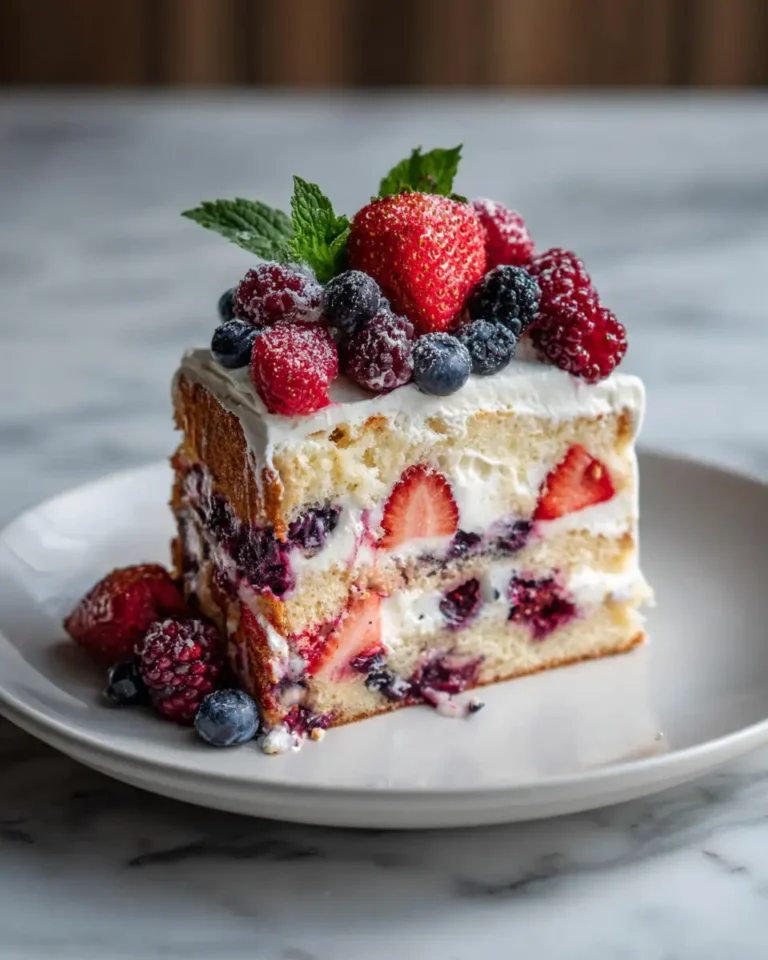 Berry Bliss: Dive into the Ultimate Summer Poke Cake - Featured Image