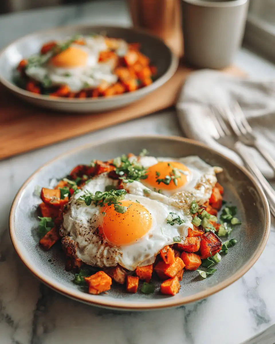 Rise and Shine with Sweet Potato Breakfast Hash and Eggs - Featured Image