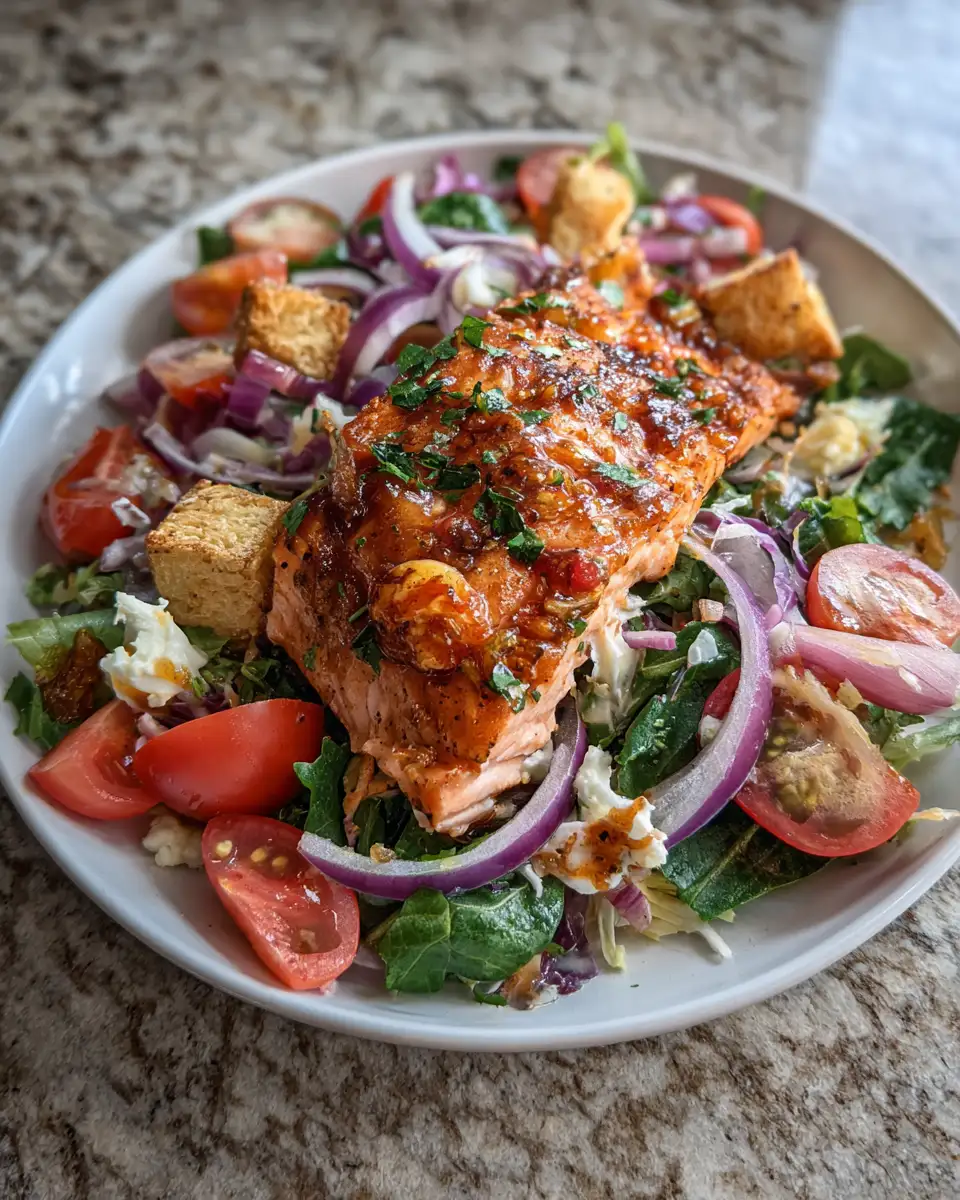 Final dish - Zesty Flavors Unleashed: Thai-Style Salmon Salad Sensation