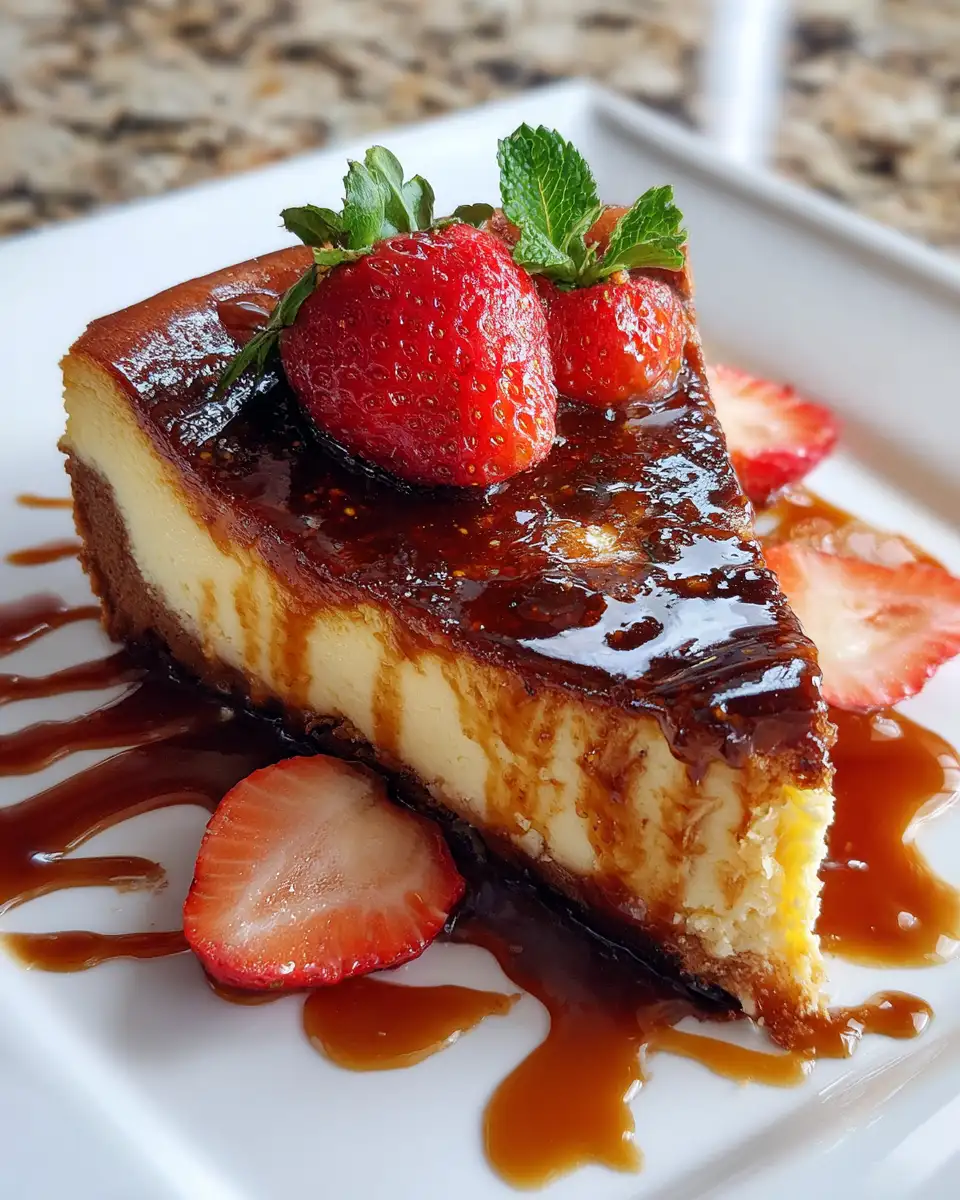 Final dish - Indulge in Decadence with Vanilla Bean Brown Butter Cheesecake