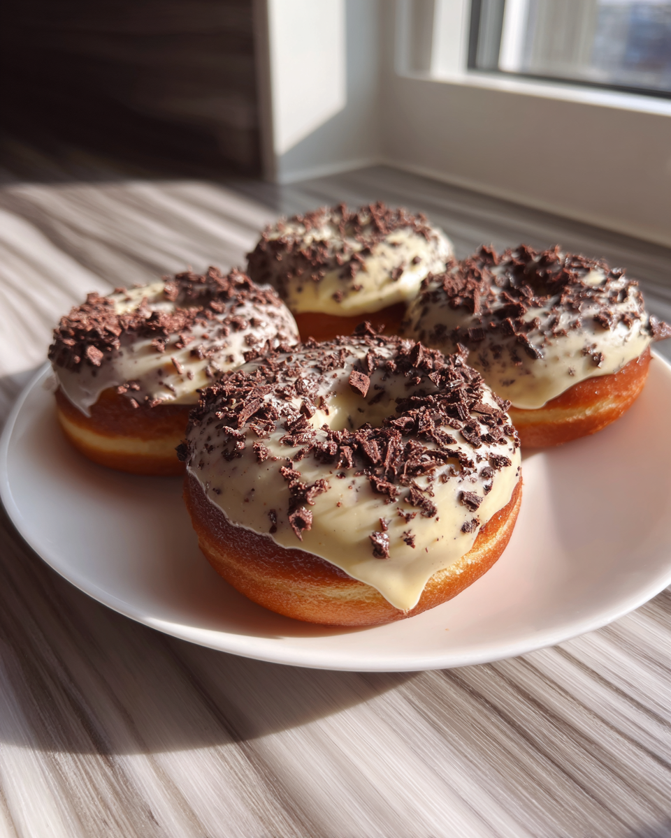 Indulge in Irresistible Vanilla Bean Crème Brûlée Donuts - Featured Image