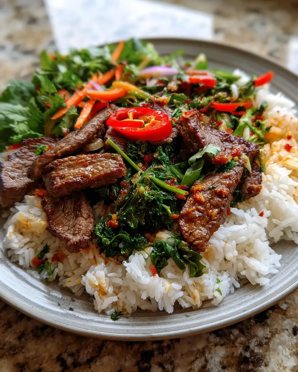 Savor the Flavors: Vietnamese Grilled Beef with Rice Delight - Featured Image