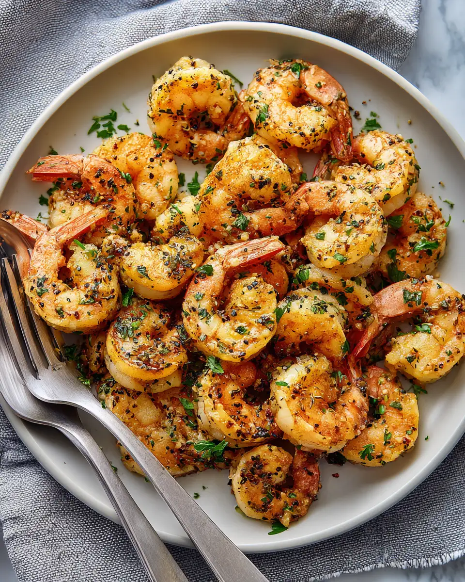 Crispy Perfection: Air Fryer Garlic Shrimp Delight 6 Final dish - Crispy Perfection: Air Fryer Garlic Shrimp Delight