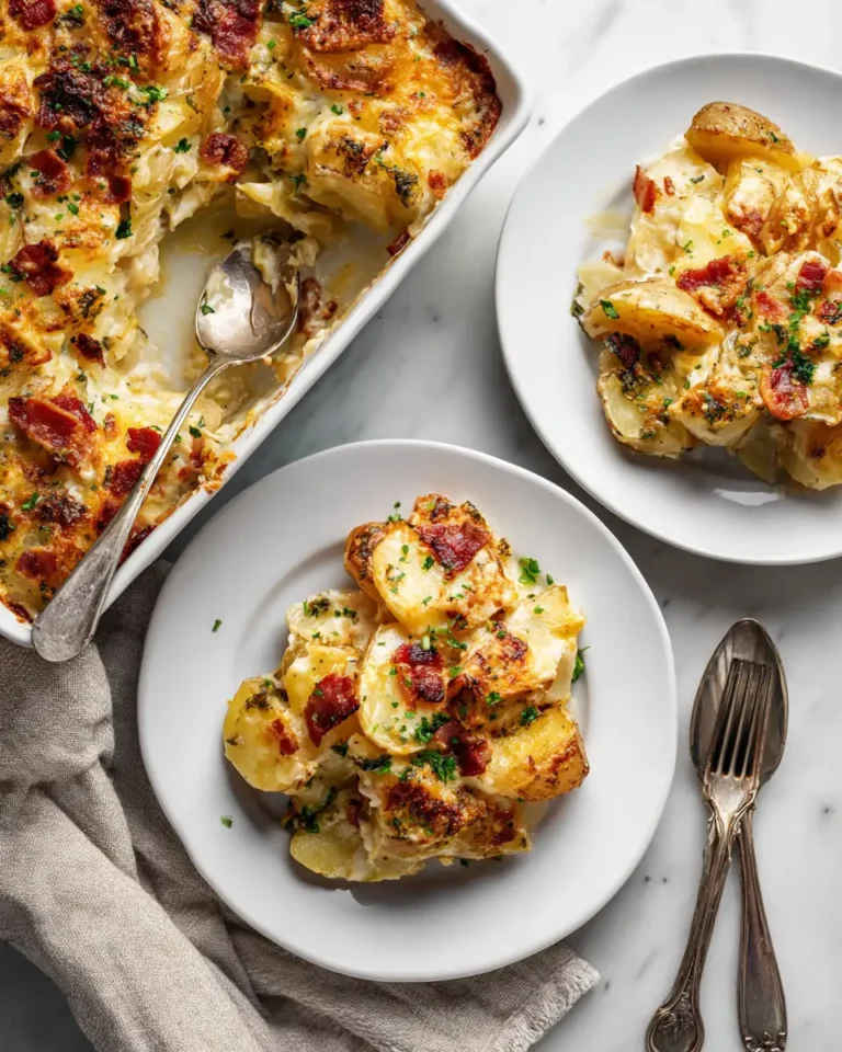 Irresistible Comfort: Bacon Cheddar Ranch Potato Bake Delight - Featured Image