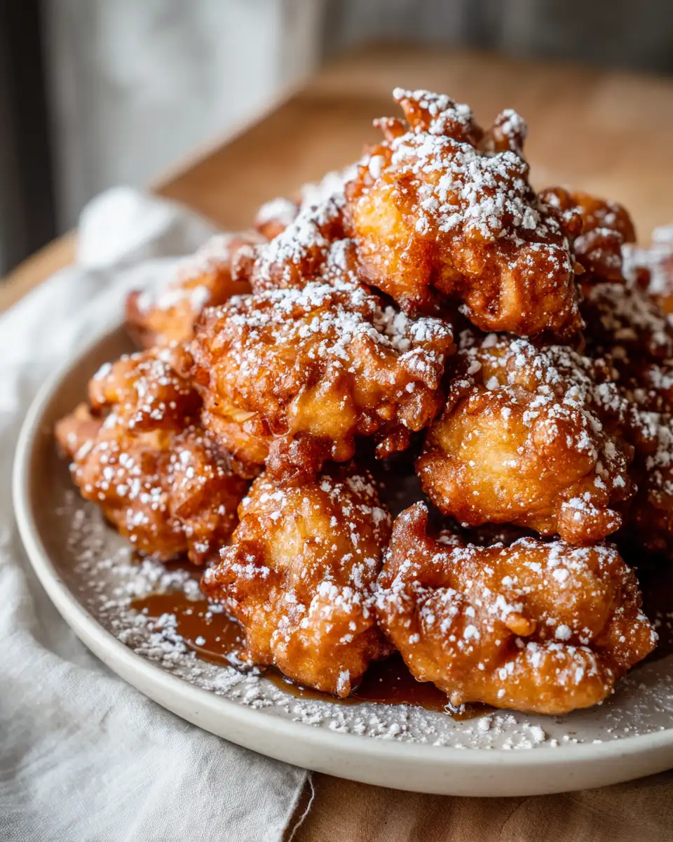 Final dish - Irresistibly Crispy Baked Apple Fritters Recipe You Need to Try