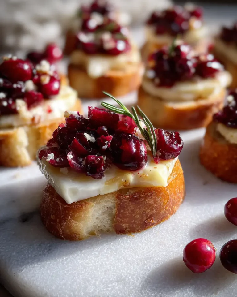 Elevate Your Appetizer Game with Baked Brie Cranberry Crostini - Featured Image