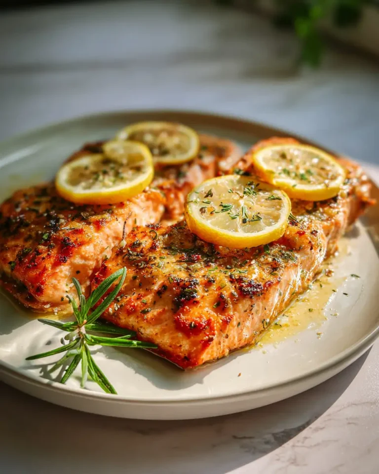 Zesty and Savory Delight: Baked Lemon Garlic Salmon Experience - Featured Image
