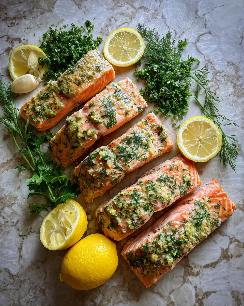 Ingredients for Effortless Elegance Baked Salmon Recipe for a Quick Gourmet Meal