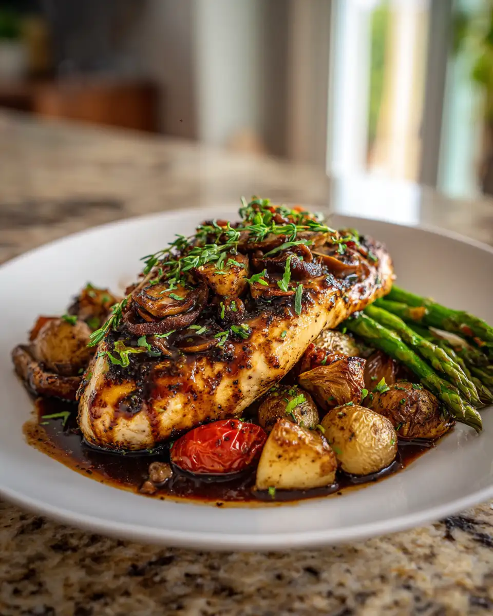 Final dish - Savory Delights: Unlock the Secret to Perfect Balsamic Chicken