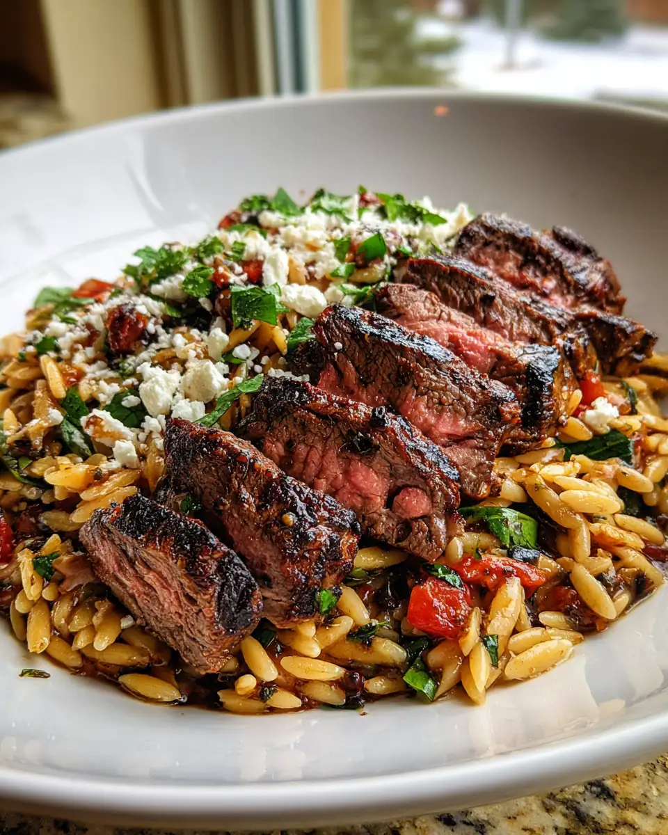 Savor the Flavor: Balsamic Steak Orzo Delight - Featured Image