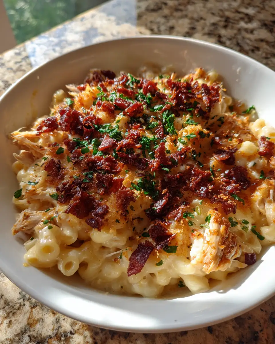 Sizzling BBQ Chicken Mac & Cheese: A Comfort Food Classic with a Twist 6 Final dish - Sizzling BBQ Chicken Mac & Cheese: A Comfort Food Classic with a Twist