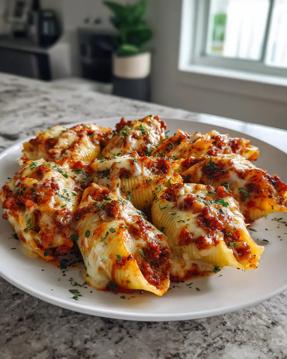 Hearty Indulgence: Savor the Ultimate Beef and Cheese Stuffed Shells - Featured Image
