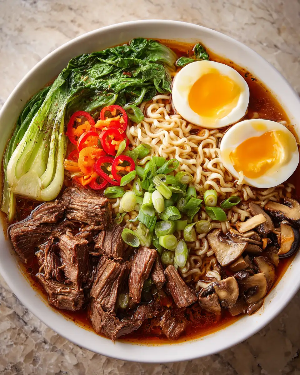 Slow Cooker Sensation: Irresistible Beef Ramen Delight - Featured Image