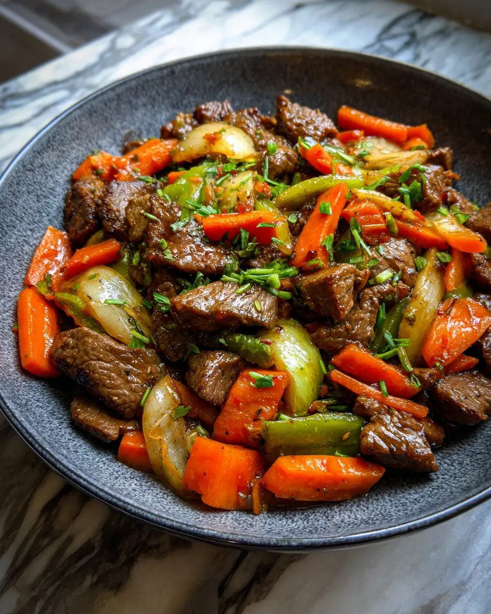 Effortless Beef Skillet Dinner: A Flavorful One-Pan Wonder 6 Final dish - Effortless Beef Skillet Dinner: A Flavorful One-Pan Wonder