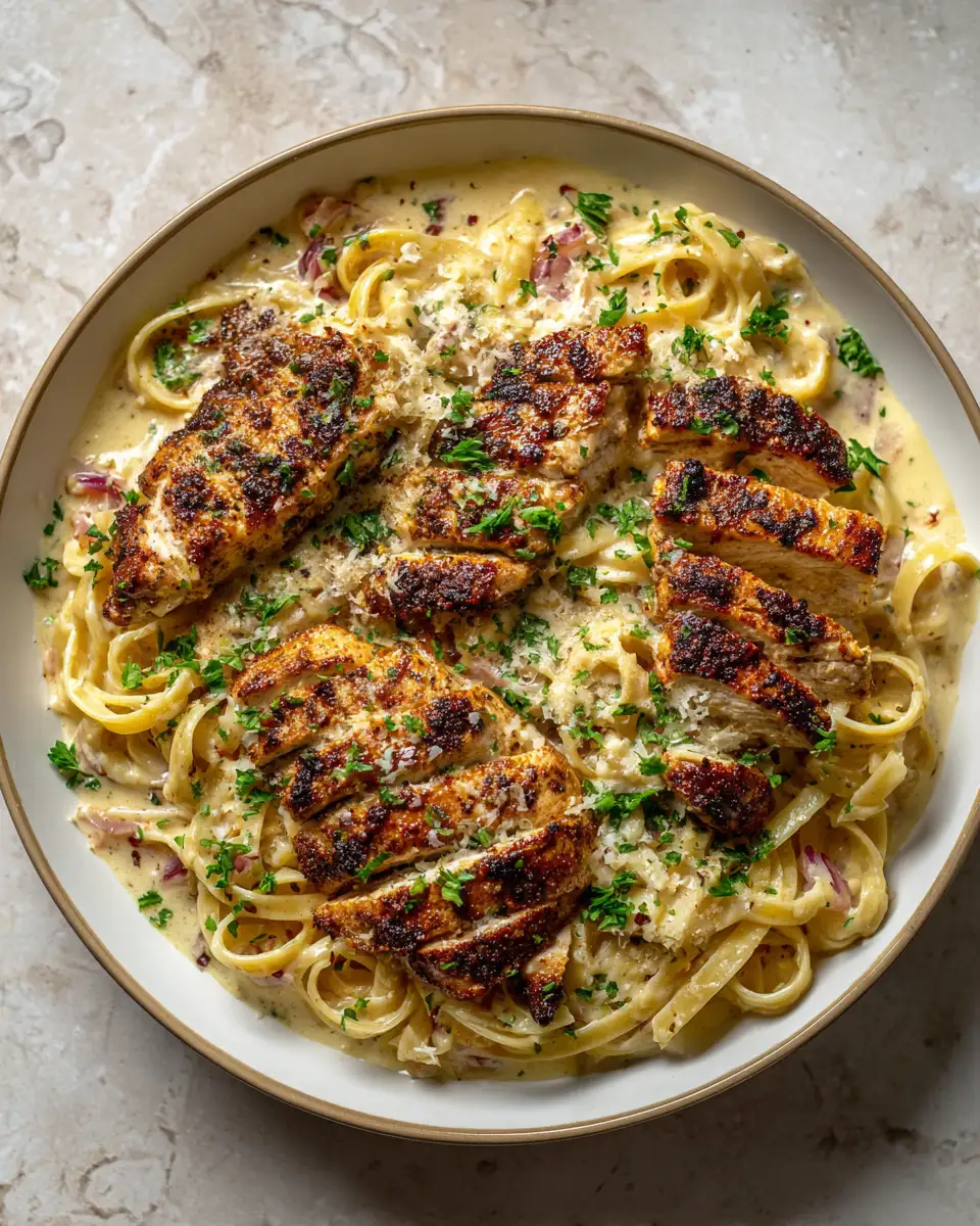 Ingredients for Savor the Spice: Blackened Cajun Chicken Alfredo Bliss