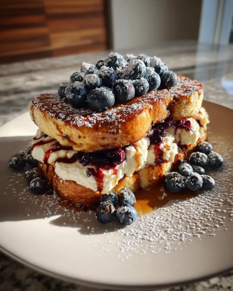 Indulge in Bliss with Blueberry Cheesecake Stuffed French Toast - Featured Image