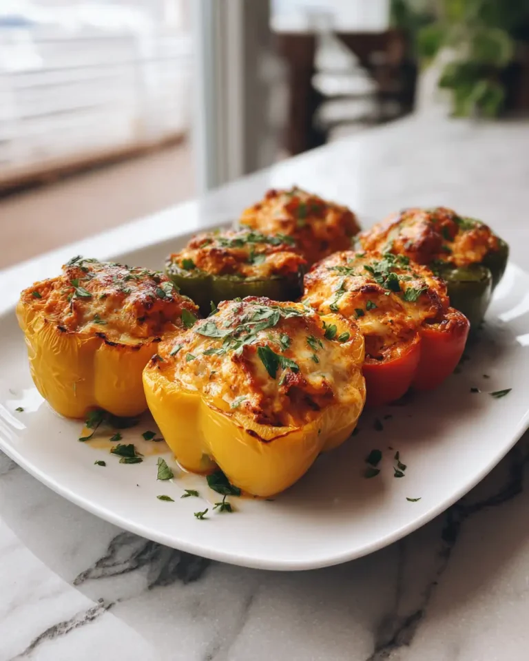 Buffalo Chicken Stuffed Peppers: A Fiery Twist on a Classic Favorite - Featured Image