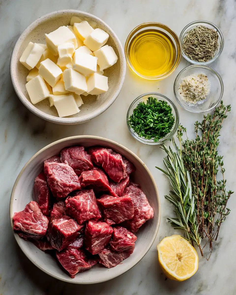 Ingredients for Sizzle and Savory: Mastering the Perfect Butter Steak Skillet