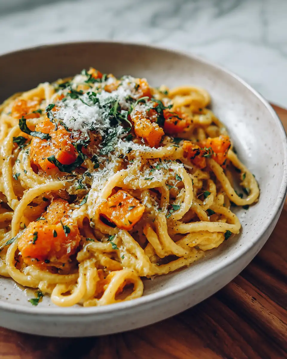 Creamy Butternut Squash Pasta: Your New Fall Favorite 6 Final dish - Creamy Butternut Squash Pasta: Your New Fall Favorite