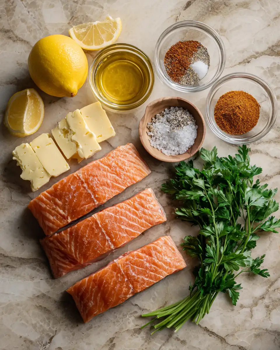 Savor the Flavor: Cajun Honey Butter Salmon Delight 4 Ingredients for Savor the Flavor: Cajun Honey Butter Salmon Delight