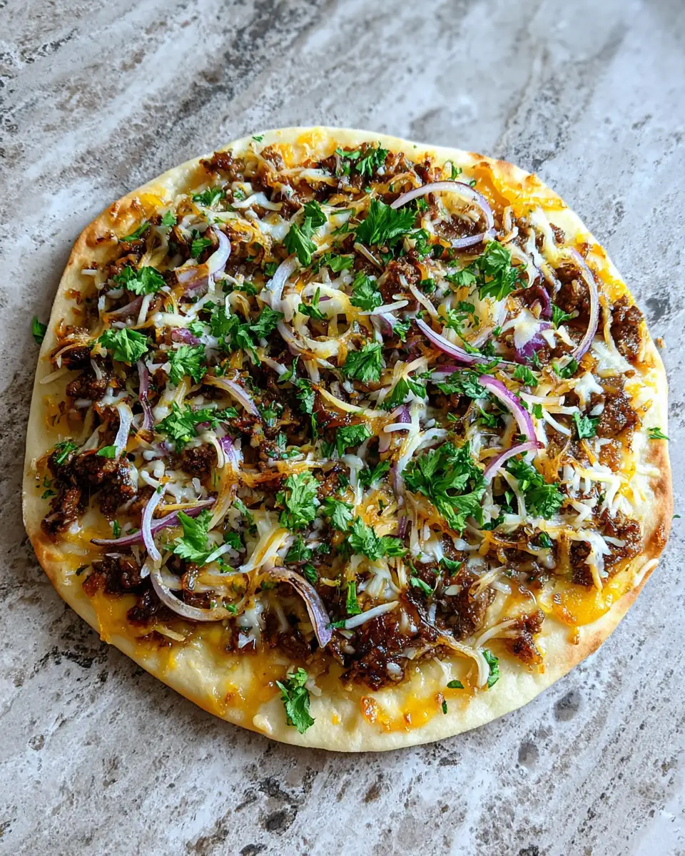 Savor the Flavor: Irresistible Caramelized Onion Beef Flatbread Delight 4 Ingredients for Savor the Flavor: Irresistible Caramelized Onion Beef Flatbread Delight