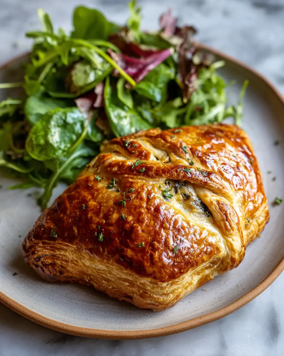 Irresistible Cheese and Spinach Stuffed Pastry Delight 6 Final dish - Irresistible Cheese and Spinach Stuffed Pastry Delight