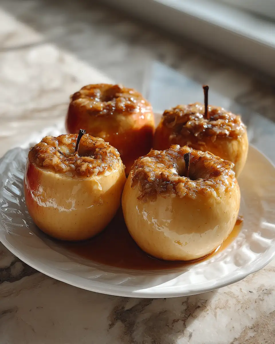Final dish - Decadent Delight: Cheesecake Stuffed Apples for a Sweet Surprise