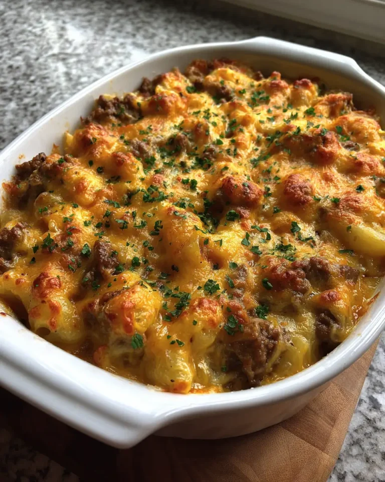 Ultimate Cheesy Beef Casserole Dinner Delight - Featured Image
