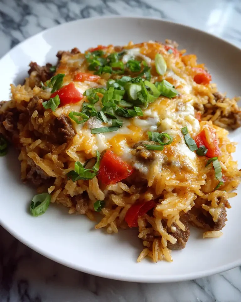 Ultimate Comfort: Cheesy Beef Rice Bake Bliss - Featured Image