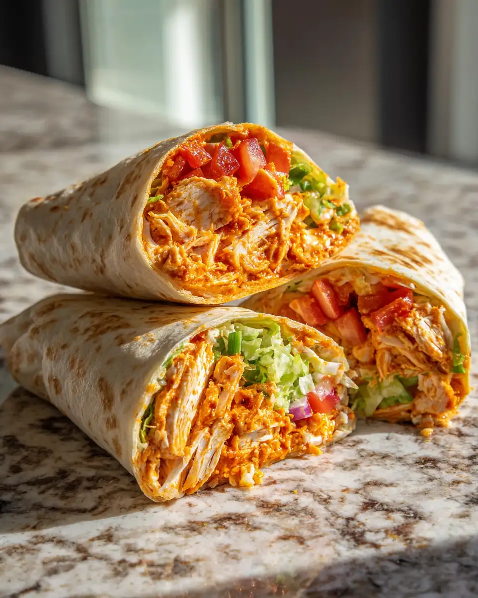 Ingredients for Irresistibly Spicy and Cheesy Buffalo Chicken Wraps That Will Make Your Taste Buds Dance
