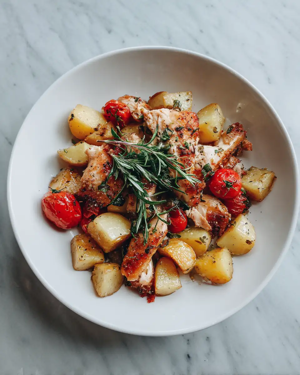 One Pan Wonder: Savory Chicken and Potatoes Delight - Featured Image