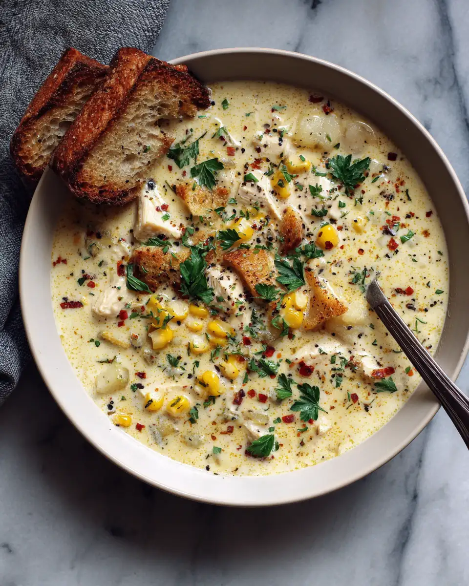 Cozy Up with a Bowl of Crockpot Chicken Corn Chowder - Featured Image