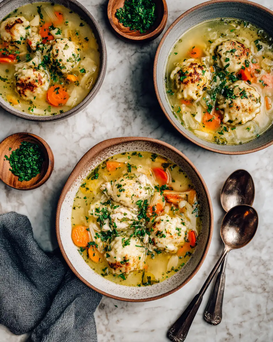 Final dish - Cozy Up with the Ultimate Chicken Dumpling Soup Recipe