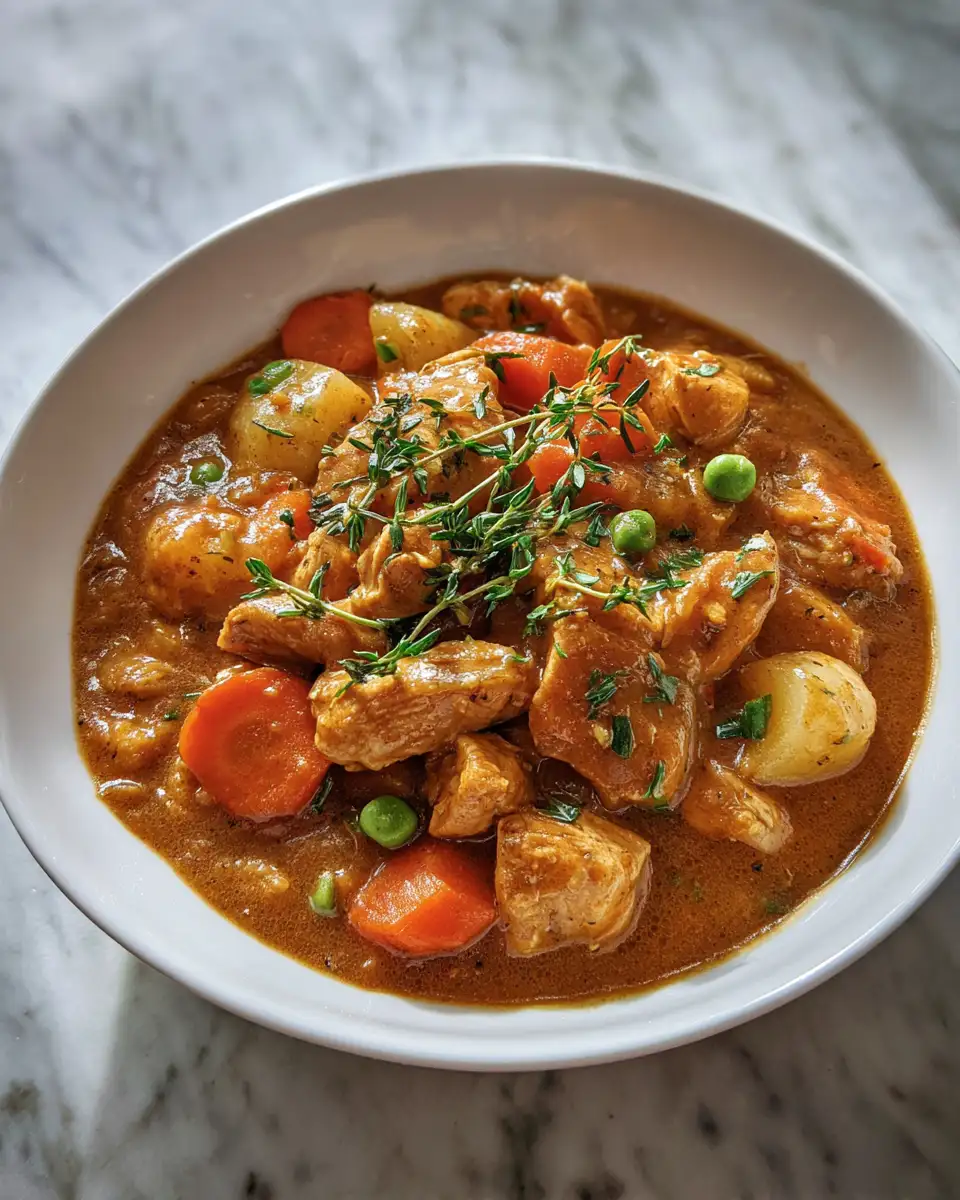Final dish - Cozy Comfort: Chicken Stew Magic in Your Slow Cooker