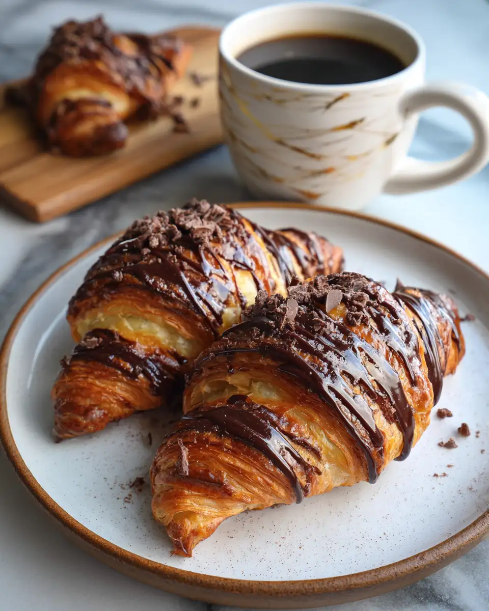 Irresistible Indulgence: The Ultimate Chocolate Croissant Bake Recipe 6 Final dish - Irresistible Indulgence: The Ultimate Chocolate Croissant Bake Recipe