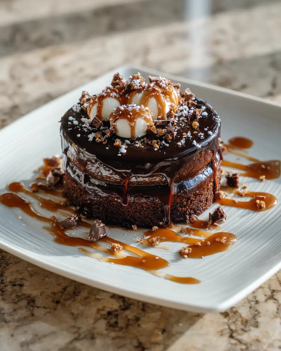 Final dish - Indulgent Delights for Chocolate Lovers Dessert Dreamers