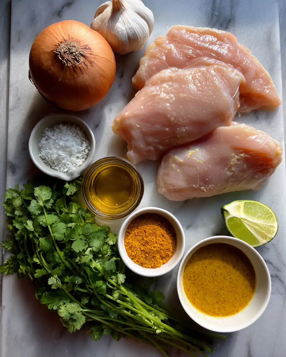 Ingredients for Savor the Spice: Churu Chicken Amarillo's Peruvian Flavor Explosion