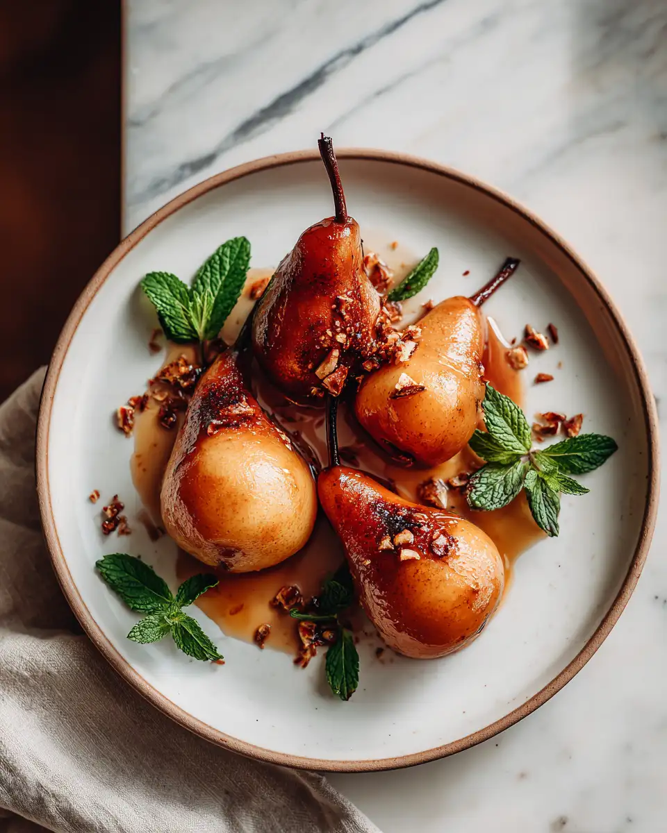 Sweetly Spiced Delight: Classic Cinnamon Honey Baked Pears 6 Final dish - Sweetly Spiced Delight: Classic Cinnamon Honey Baked Pears