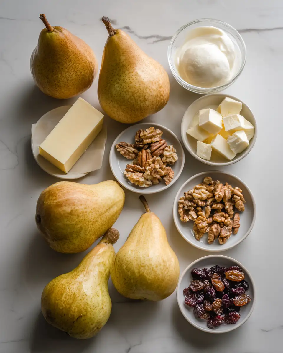 Sweetly Spiced Delight: Classic Cinnamon Honey Baked Pears 4 Ingredients for Sweetly Spiced Delight: Classic Cinnamon Honey Baked Pears