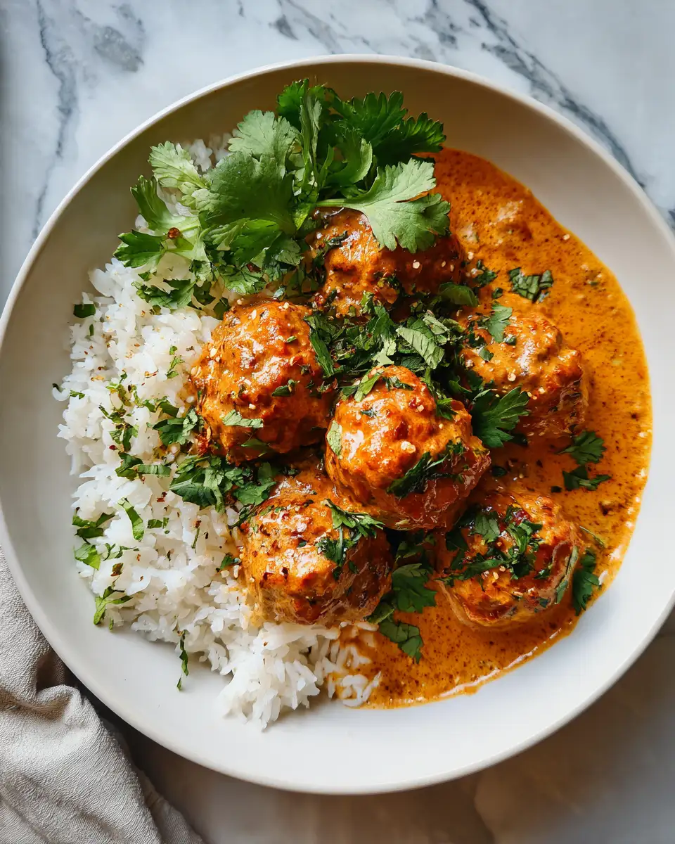 Savor the Flavor: Coconut Curry Chicken Meatballs Delight - Featured Image