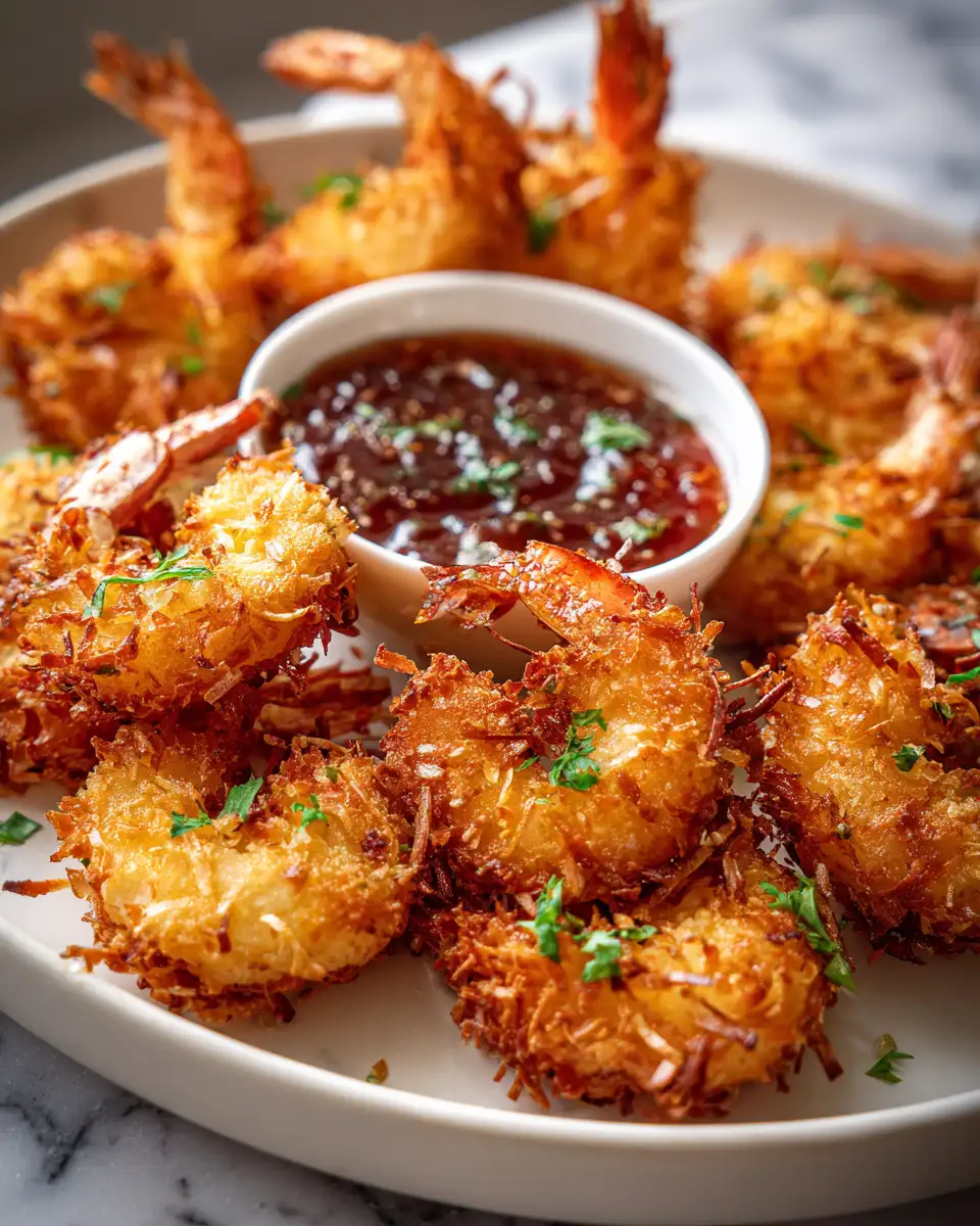 Tropical Delight: Coconut Shrimp with Irresistibly Sweet Sauce - Featured Image