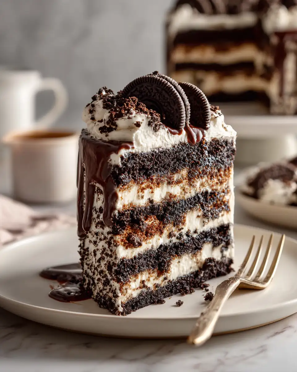 Final dish - Decadent Delight: Discover the Cookies & Cream Smith Island Cake Sensation