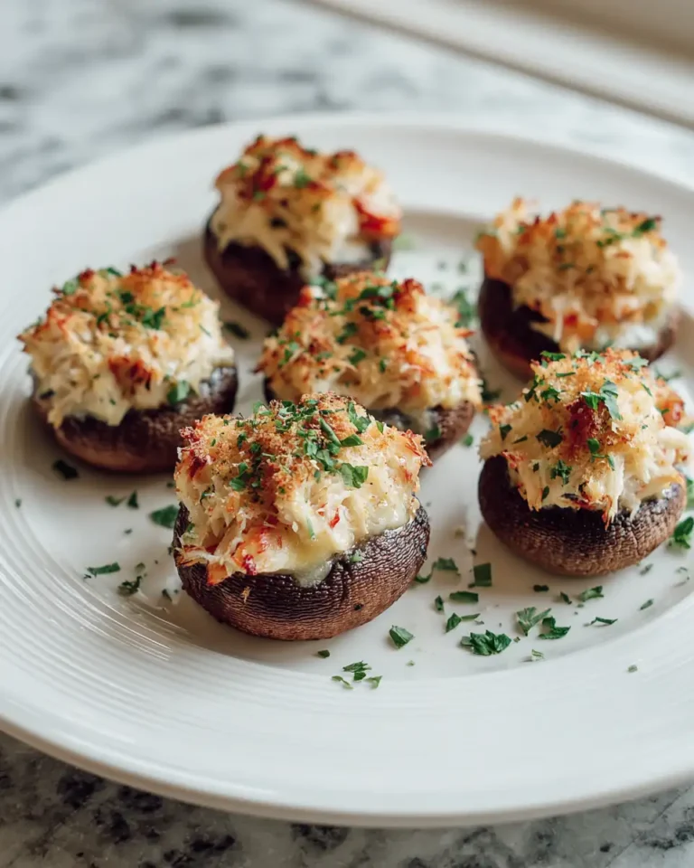 Irresistible Crab Stuffed Mushrooms Recipe for Your Next Gourmet Gathering - Featured Image