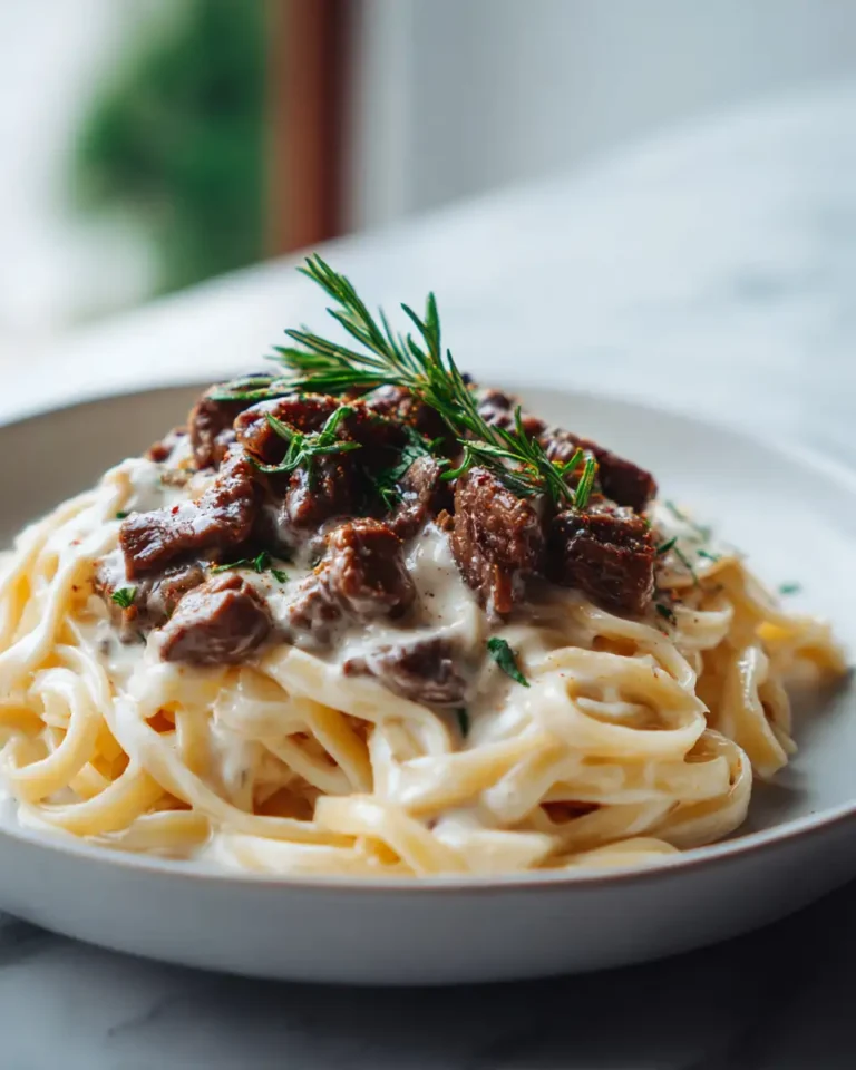 Indulge in the Ultimate Comfort Dish with Creamy Beef and Noodles - Featured Image