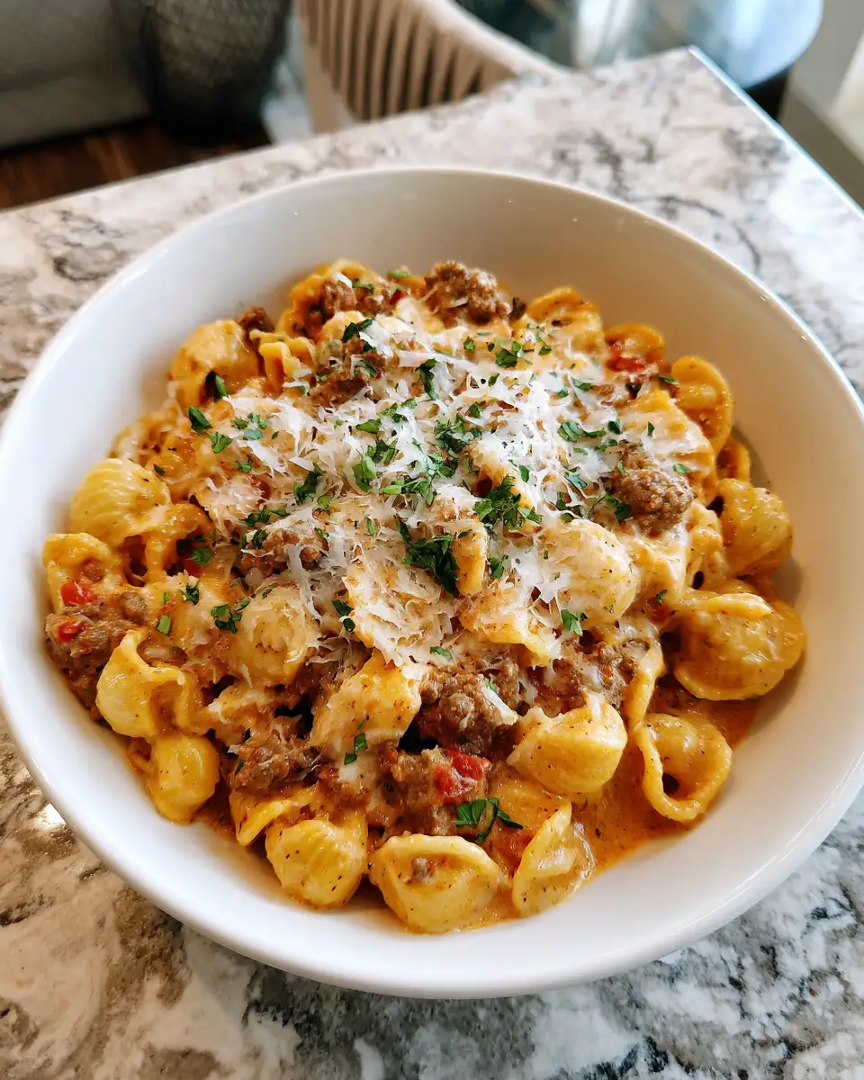 One-Pan Wonder: Creamy Beef Pasta Skillet Delight - Featured Image