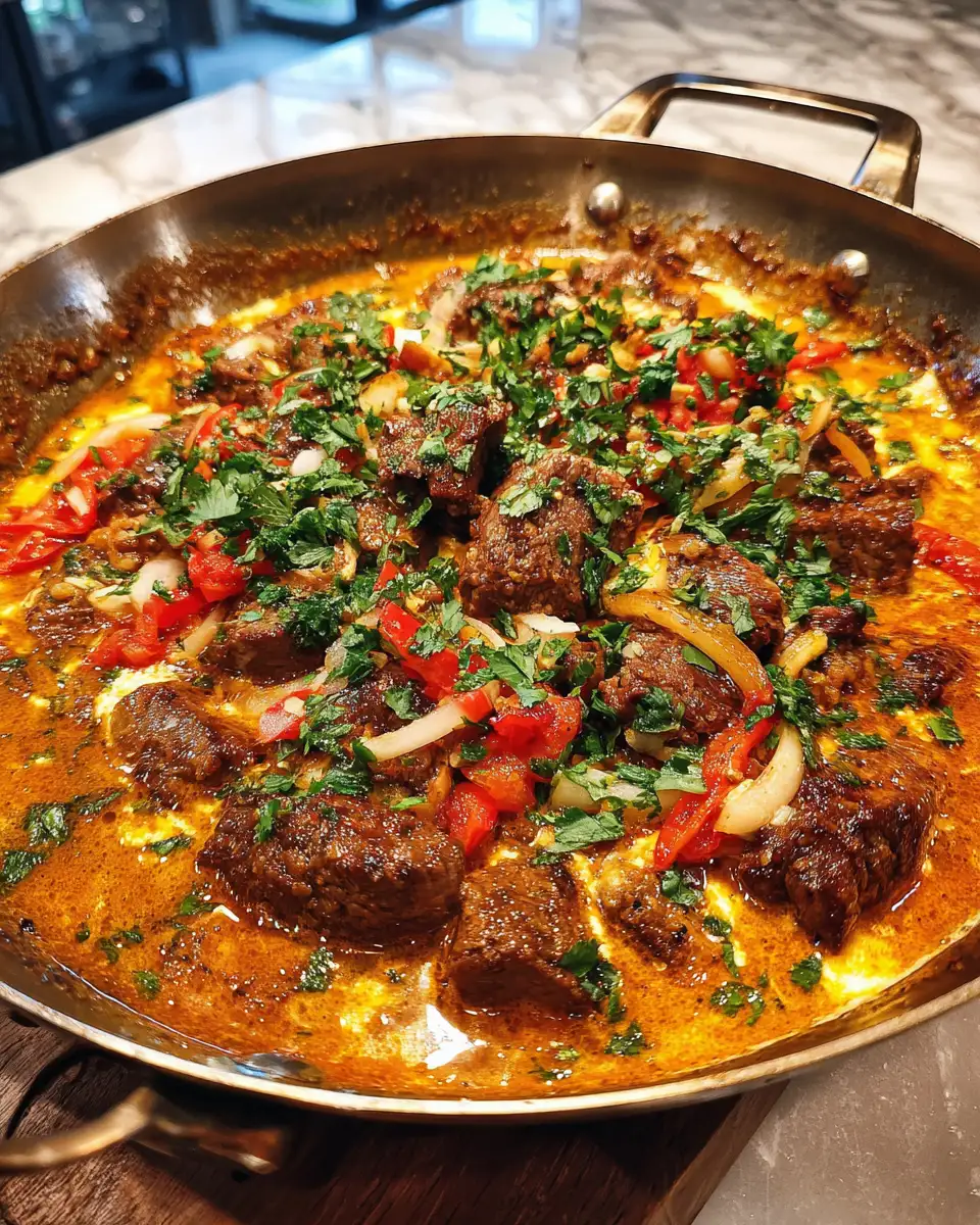 One-Pan Wonder: Creamy Beef Skillet Dinner Bliss 6 Final dish - One-Pan Wonder: Creamy Beef Skillet Dinner Bliss