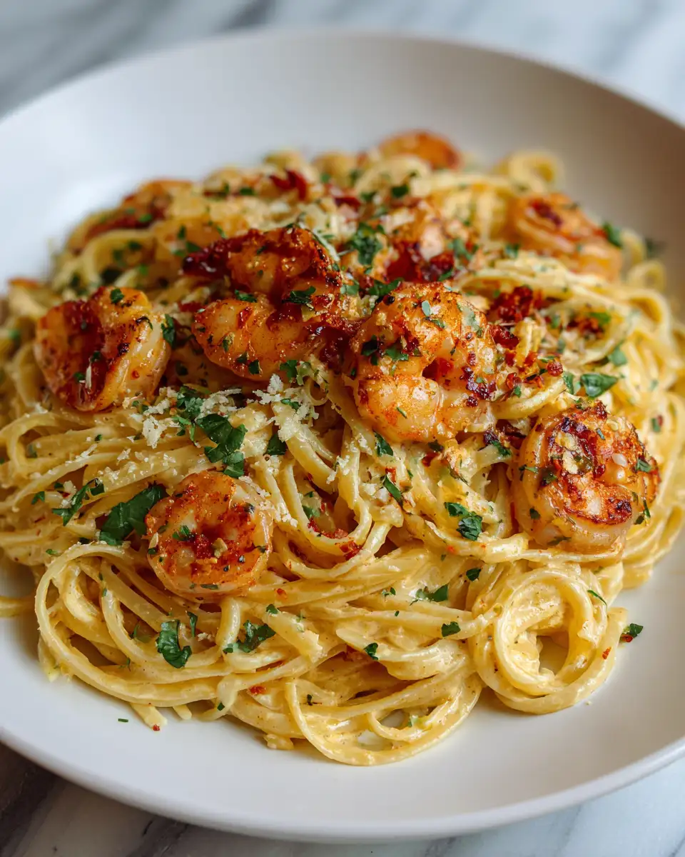 Spice Up Dinner with Irresistible Creamy Cajun Shrimp Pasta - Featured Image
