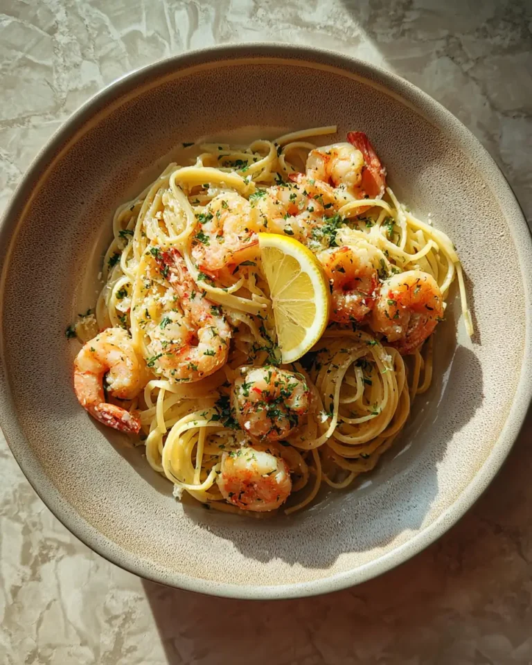 Dive into Decadence with Creamy Lemon Garlic Shrimp Pasta - Featured Image