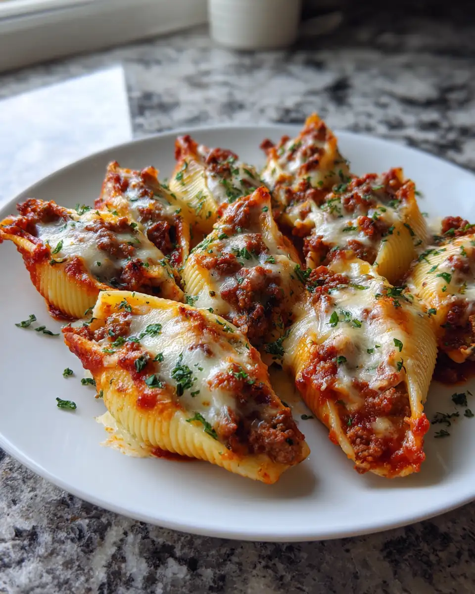Irresistibly Creamy Ricotta Beef Stuffed Shells for a Comforting Feast - Featured Image